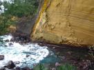 Falaises sentier terre rouge