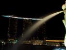 Merlion et Marina Bay Sands