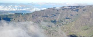 Cilaos depuis le piton des neiges